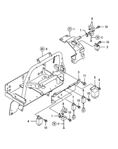Relay Diagram and Parts List for SX3100 54ALB4S727-54ALB4SW727-54ALB4SX727-54ALB4SY727-54ALB4SZ727-54AMB4S727-54AMB4SW727-54AMB4SX727-54AMB4SY727-54AMB4SZ727 Cub Cadet Lawn Tractor